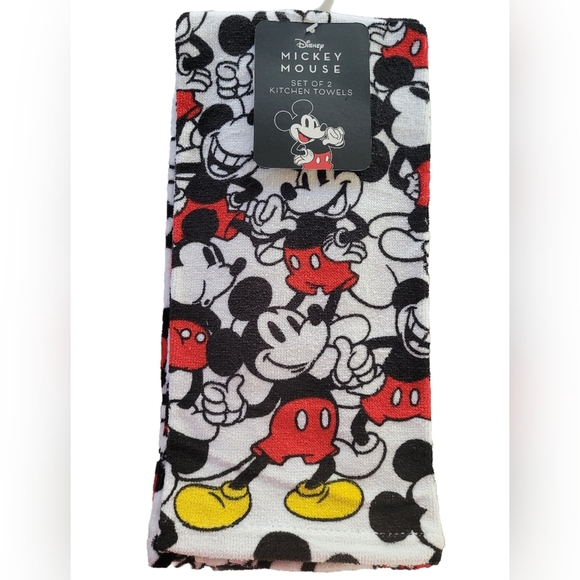 Disney Mickey Mouse Two Kitchen Towels - Picture 1 of 1